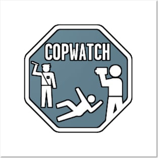 Cop watch blue Posters and Art